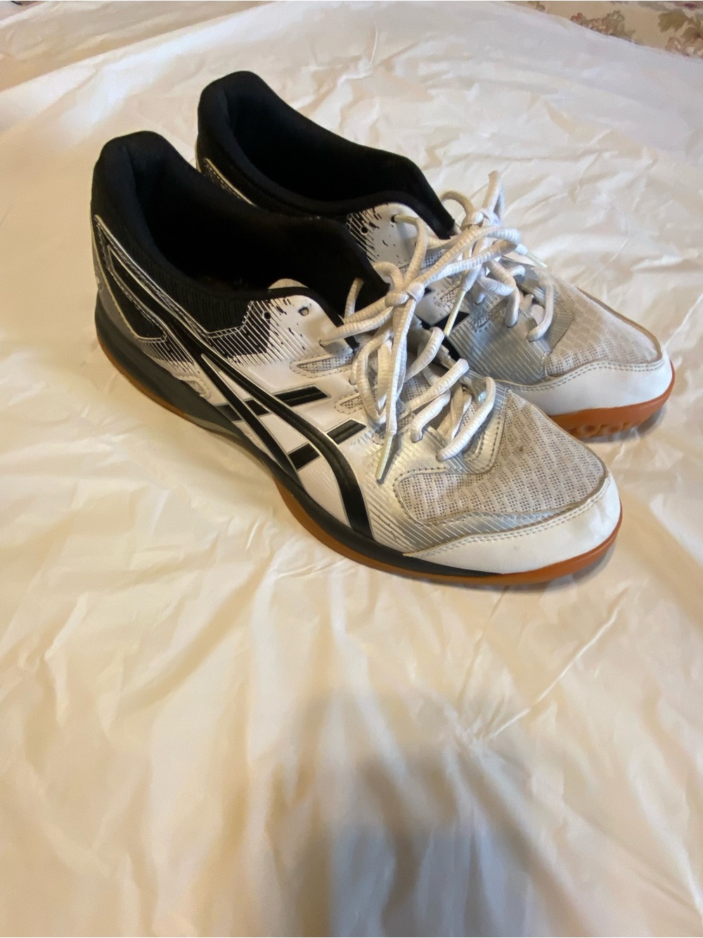 Women’s White and Black Athletic Sneakers